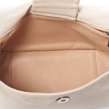 Chanel Smooth Calfskin Luxe Ligne Flap Light Beige 4 of 11
