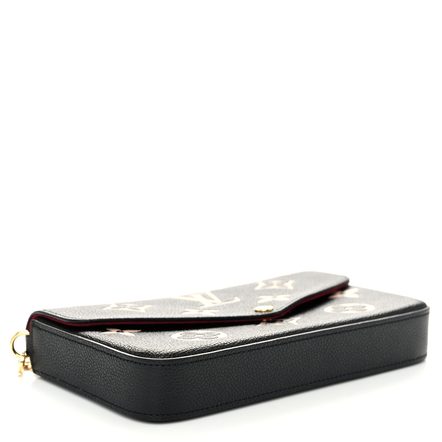 Louis Vuitton Empreinte Monogram Giant Felicie Pochette Black Beige 5 of 11