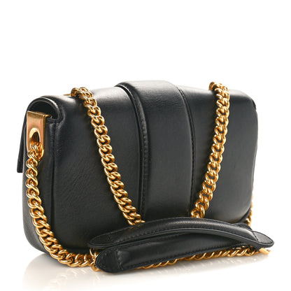 Fendi Nappa Apolo Mini Chain Baguette Black 2 of 8