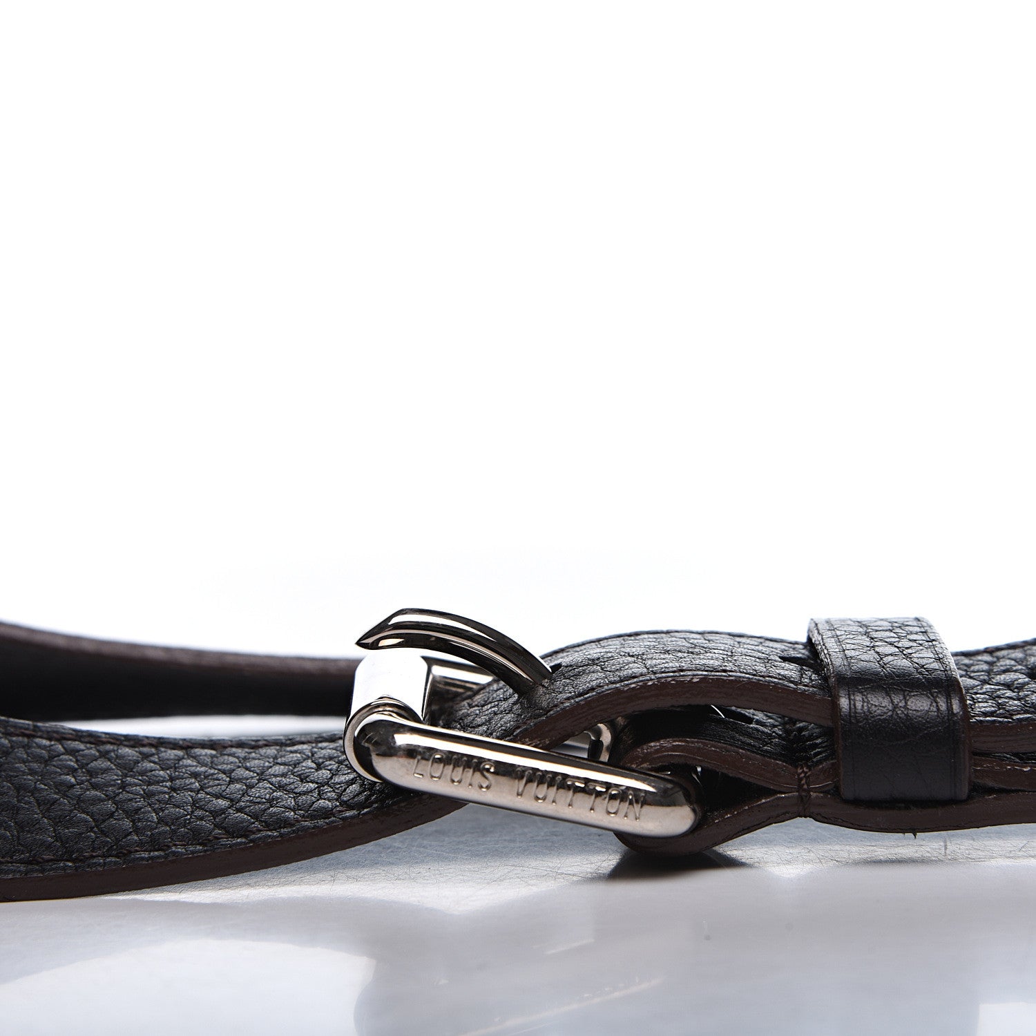 Louis Vuitton Calfskin Mahina Selene Shoulder Strap Black 5 of 5