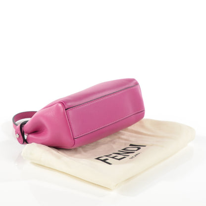 Fendi Nappa Micro Peekaboo Iconic Satchel Magenta 4 of 8