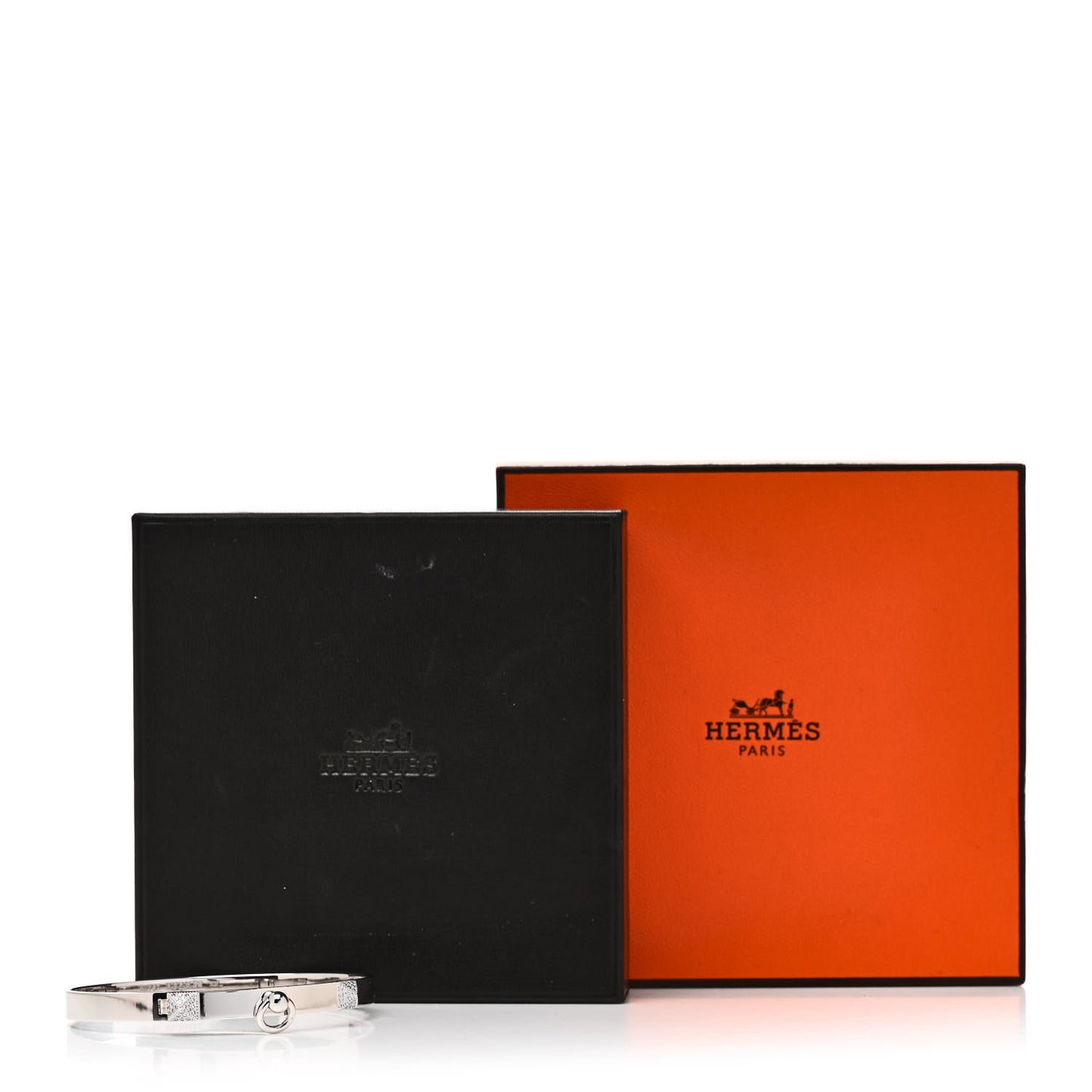 18K White Gold Diamond PM Collier De Chien Bracelet XXL