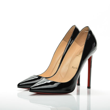 Christian Louboutin Patent Pigalle 120 Pumps 38.5 Black 3 of 6