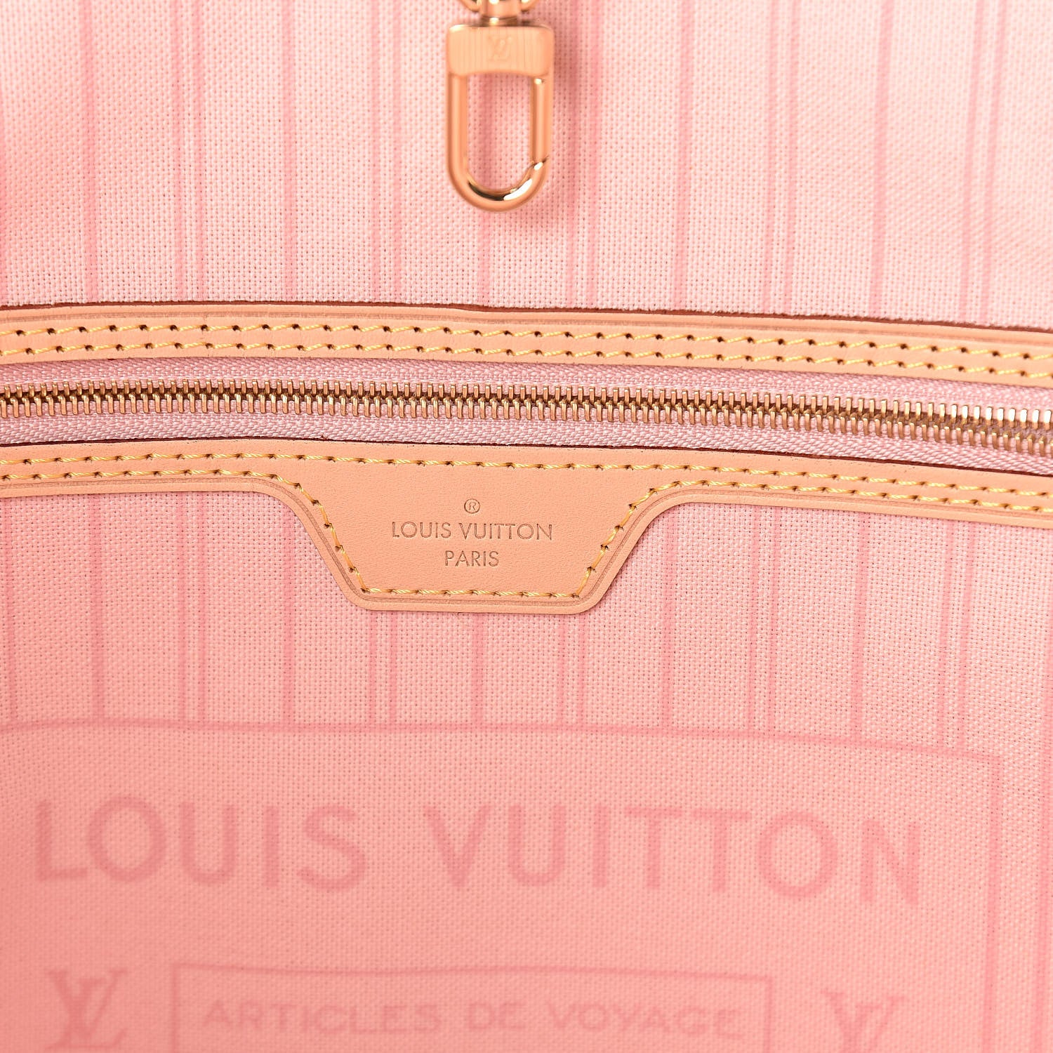 Louis Vuitton Damier Azur Neo Neverfull GM Rose Ballerine 6 of 10