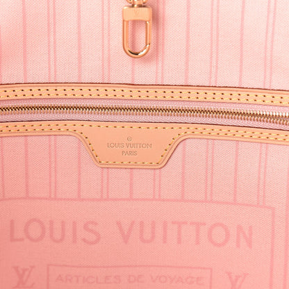 Louis Vuitton Damier Azur Neo Neverfull GM Rose Ballerine 6 of 10