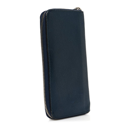 Louis Vuitton Taiga Vertical Zippy Wallet Navy 3 of 7