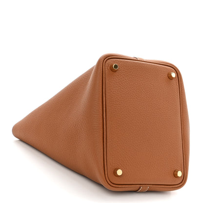 Hermes Taurillon Clemence Picotin Lock 18 PM Gold 4 of 10