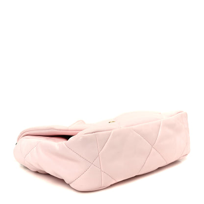 Chanel Lambskin Quilted Medium Chanel 19 Flap Light Pink 4 of 10