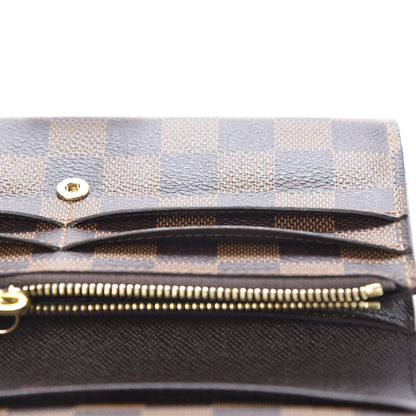 Louis Vuitton Damier Ebene Emilie Wallet 8 of 9