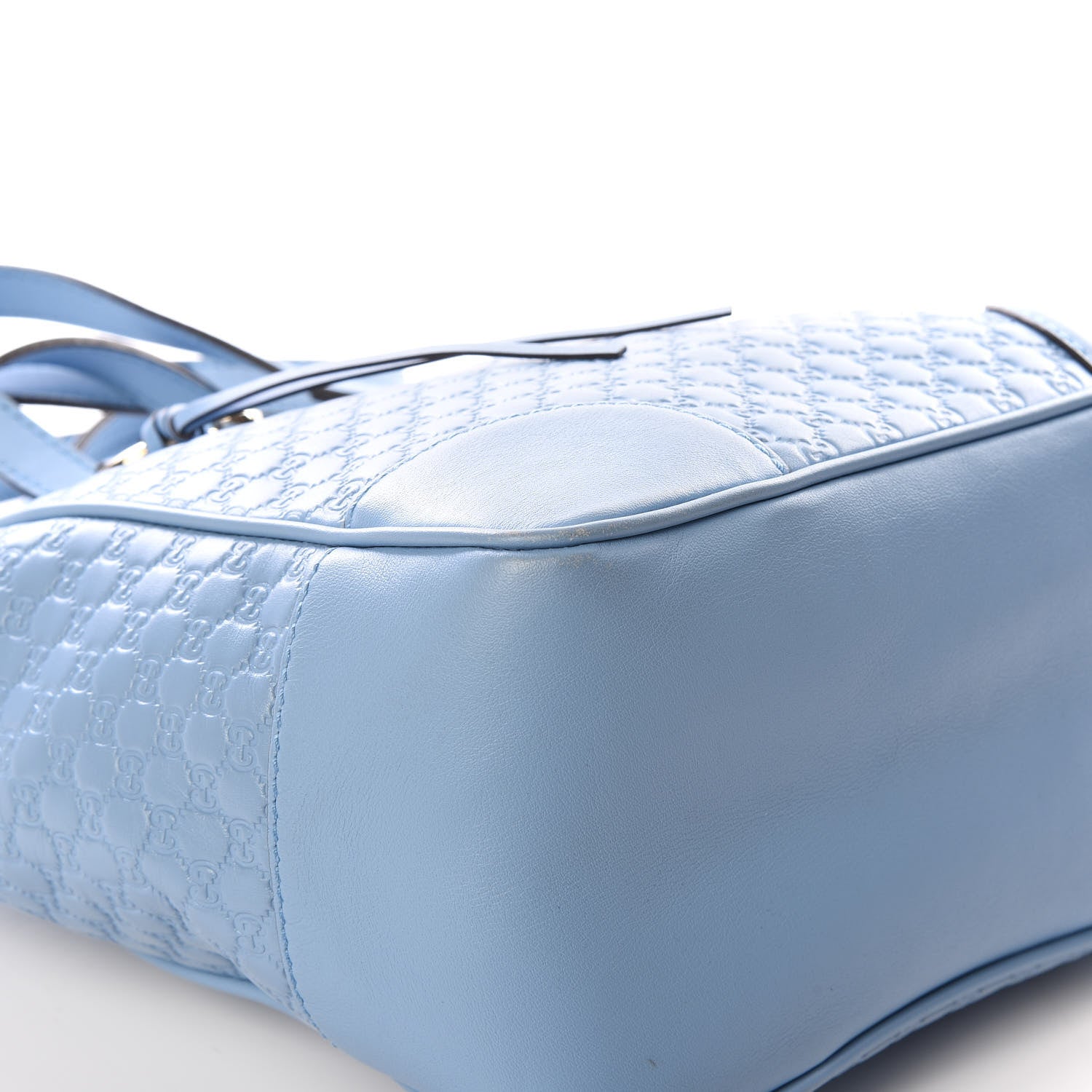 Gucci Microguccissima Small Bree Tote Mineral Blue 5 of 11