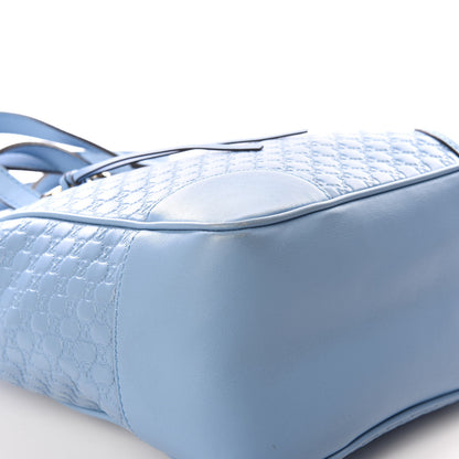 Gucci Microguccissima Small Bree Tote Mineral Blue 5 of 11