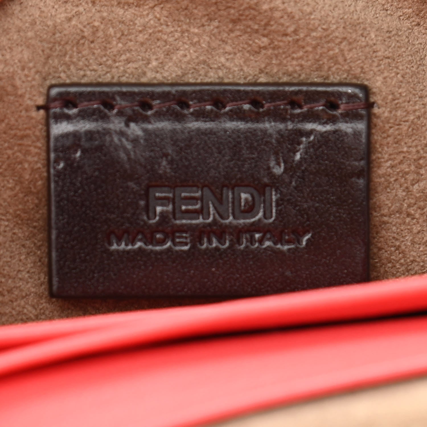 Fendi Nappa Intrecciato Mini Be Baguette Shoulder Bag Multicolor Rosa Ecstasy 6 of 10