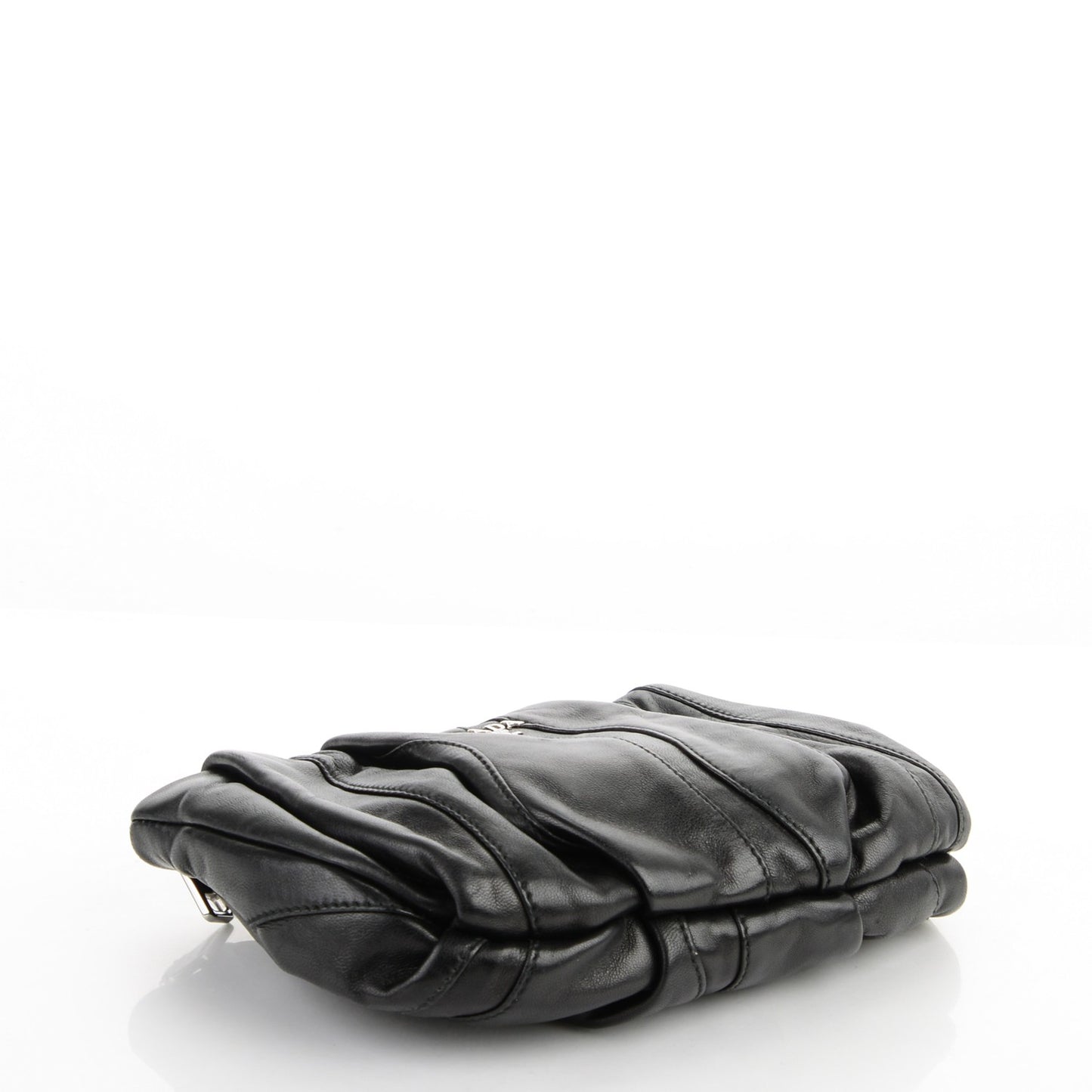 Nappa Mordore Wristlet Clutch Nero Black