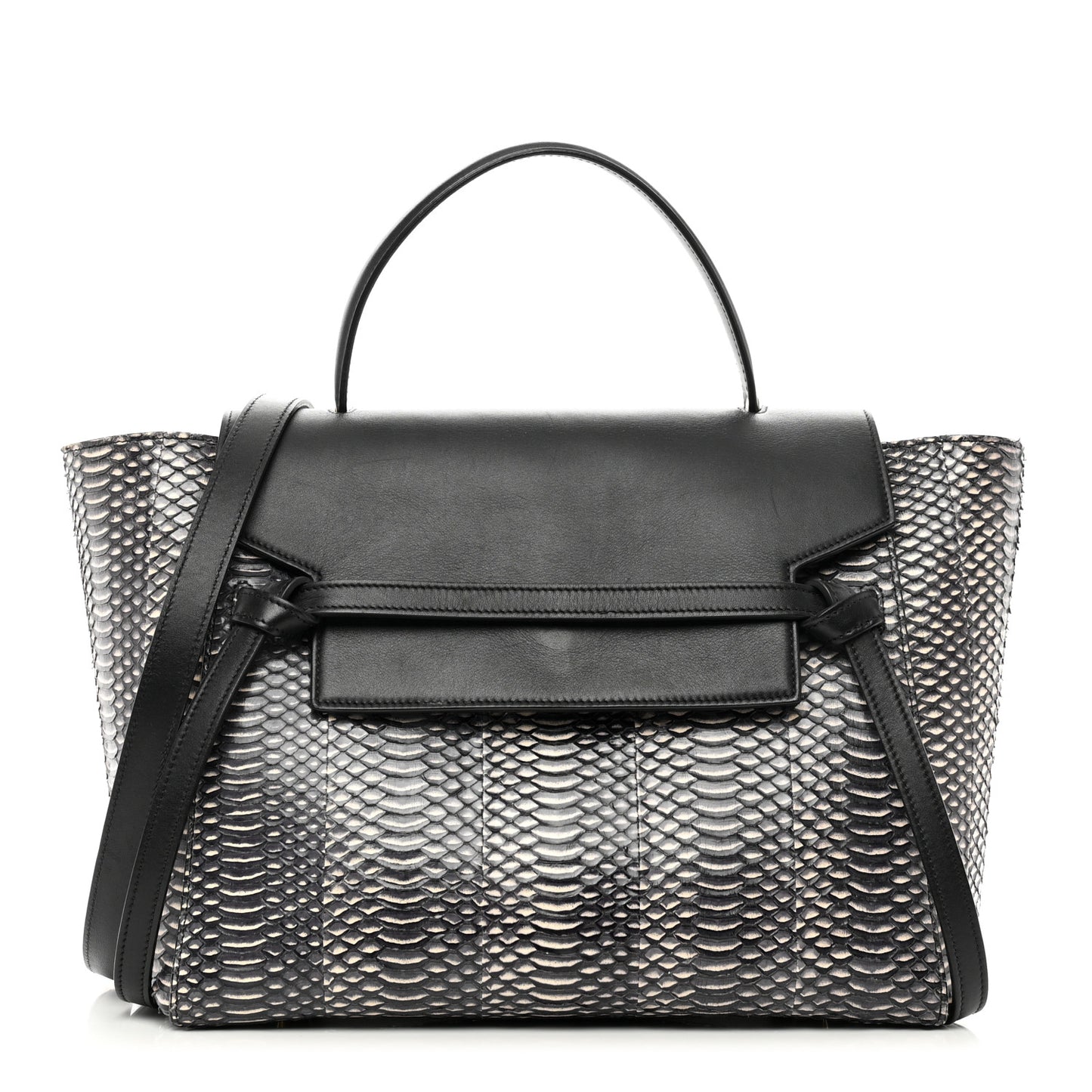 Watersnake Mini Belt Bag White Black