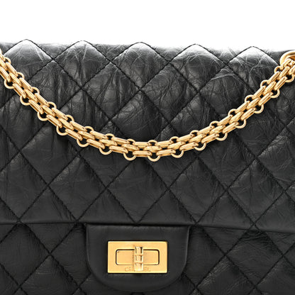 Chanel Aged Calfskin Quilted 2.55 Reissue 225 Flap Black 8 of 11