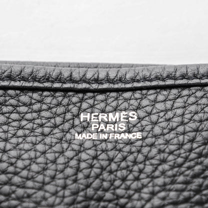 Hermes Taurillon Clemence Evelyne III PM Black 7 of 7