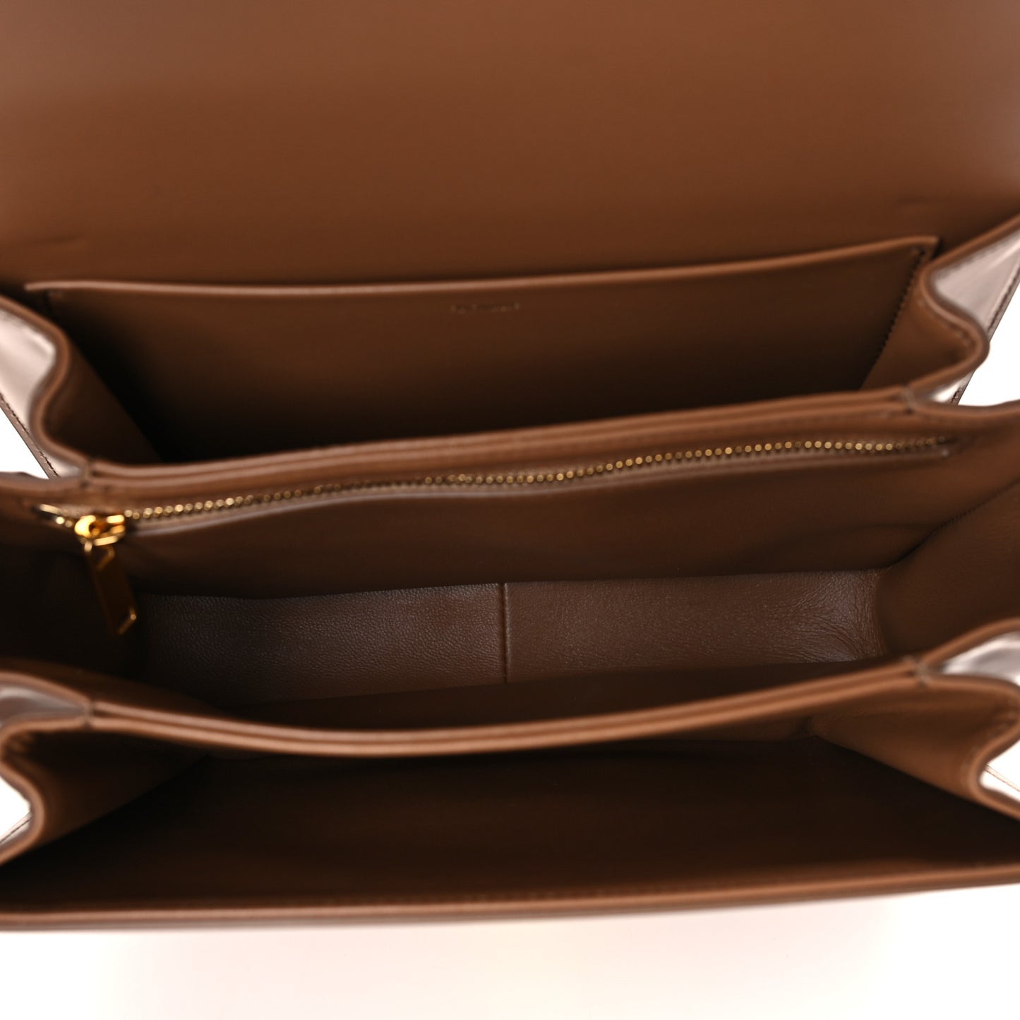 Shiny Calfskin Medium Triomphe Bronze