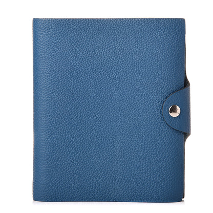 Hermes Togo Ulysse PM Agenda Cover Cobalt 1 of 10
