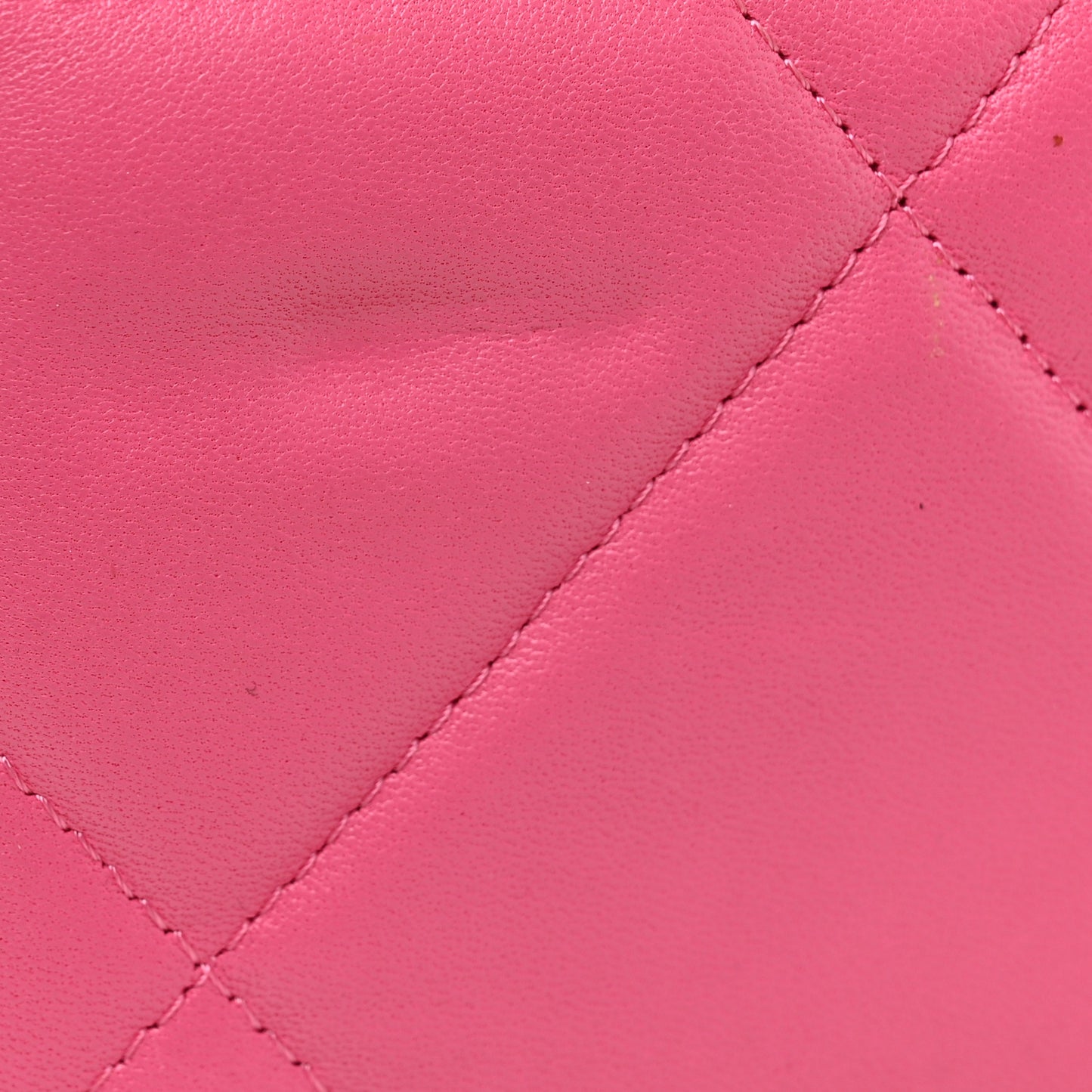 Lambskin Quilted Chanel 19 Wallet On Chain WOC Dark Pink