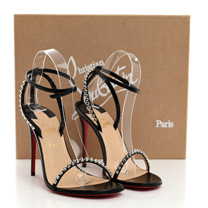 Christian Louboutin Kid Spiked So Me 100 Sandals 37 Black 8 of 8
