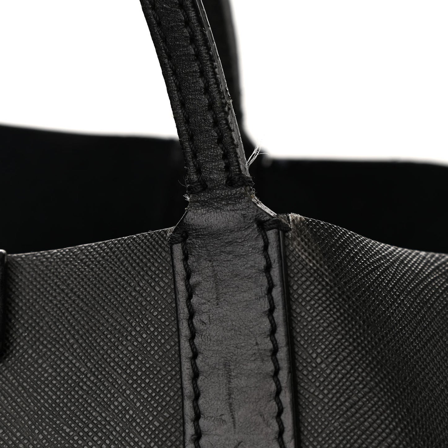 Textured Coated Canvas Rottweiler Print Large Antigona Tote Black
