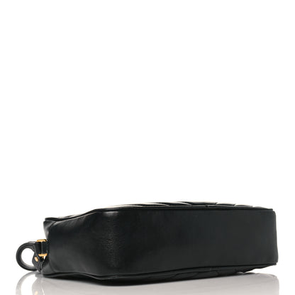 Saint Laurent Calfskin Matelasse Monogram Lou Camera Bag Black 4 of 16