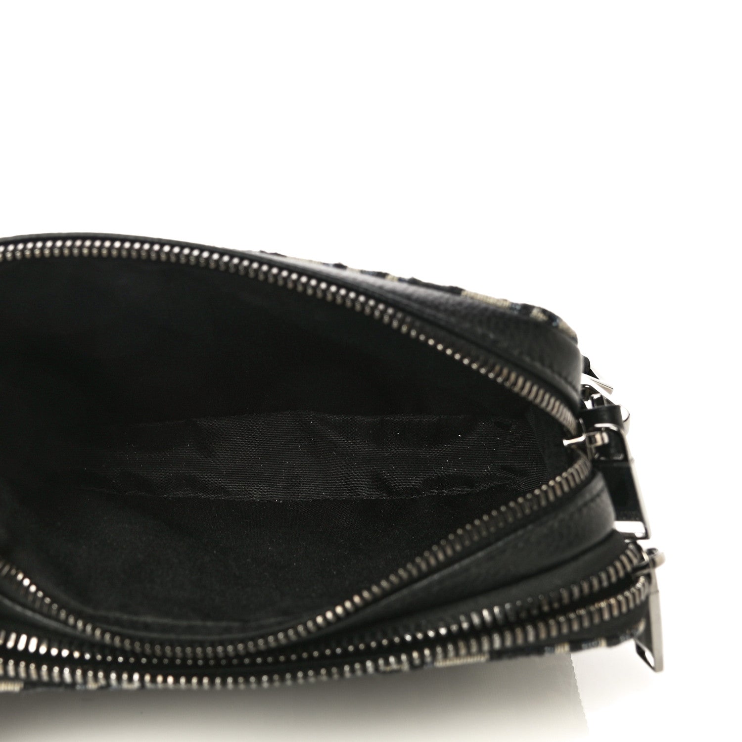 Christian Dior Oblique Pouch Navy Blue 4 of 11