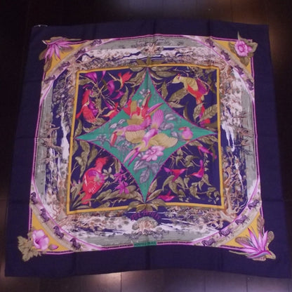 Hermes Silk Scarf Tropiques 1 of 4