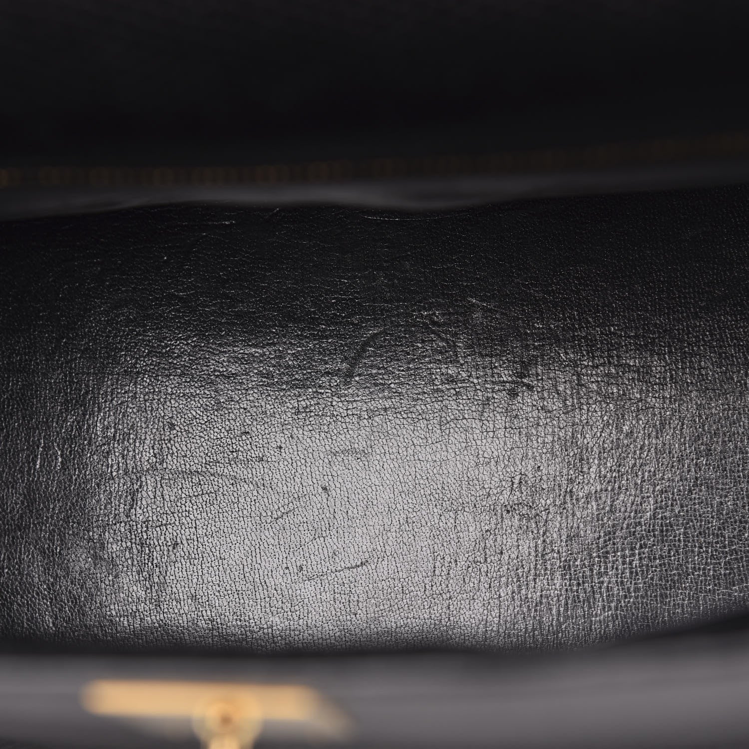 Hermes Lizard Kelly Sellier 32 Black 26 of 35