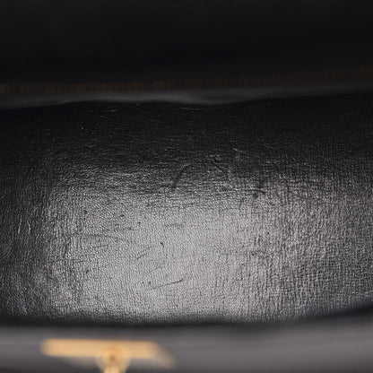 Hermes Lizard Kelly Sellier 32 Black 26 of 35