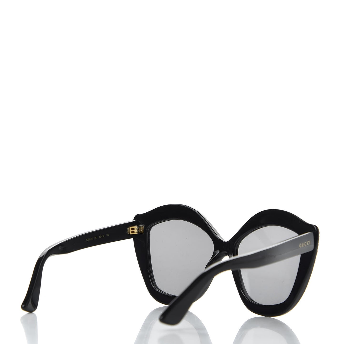 Crystal Cat Eye GG0118S Sunglasses Black