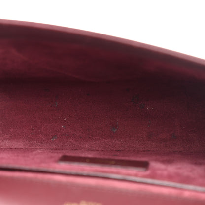 Saint Laurent Smooth Calfskin Small Classic Monogram Kate Tassel Satchel Rouge Legion 4 of 12