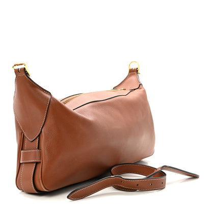 Celine Supple Calfskin Medium Romy Shoulder Bag Tan 3 of 9