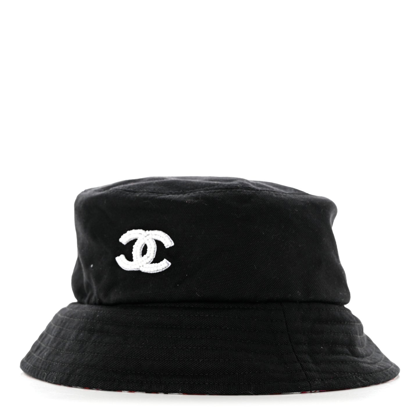 Cotton Pearl CC Bucket Hat M Black