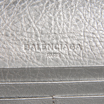 Balenciaga Agneau Giant 12 Silver Hardware Money Wallet Gris Aluminum 7 of 9