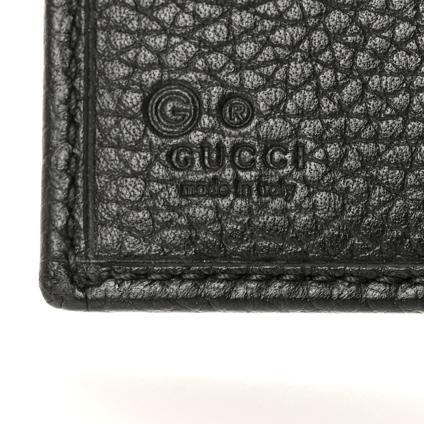 Pebbled Calfskin Soho Compact Flap Wallet Black
