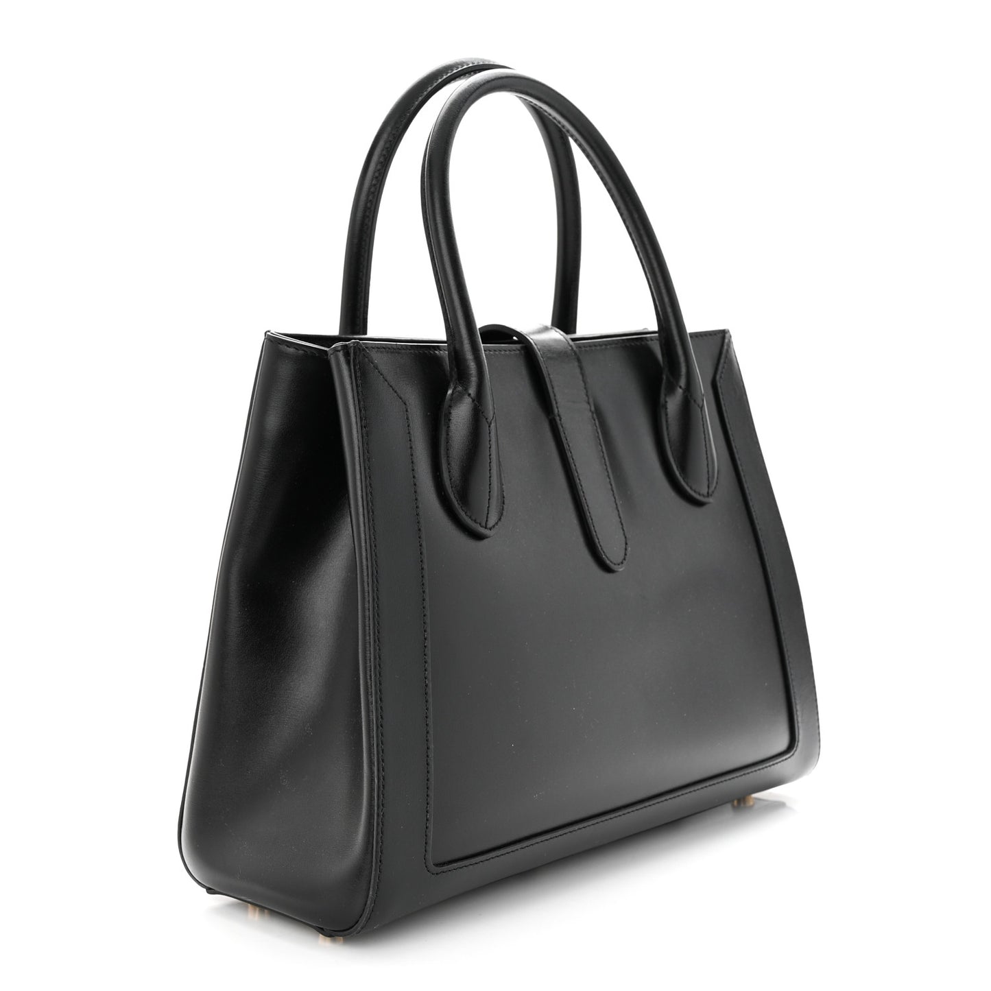 Boarded Plutone Calfskin Medium Jackie 1961 Tote Black