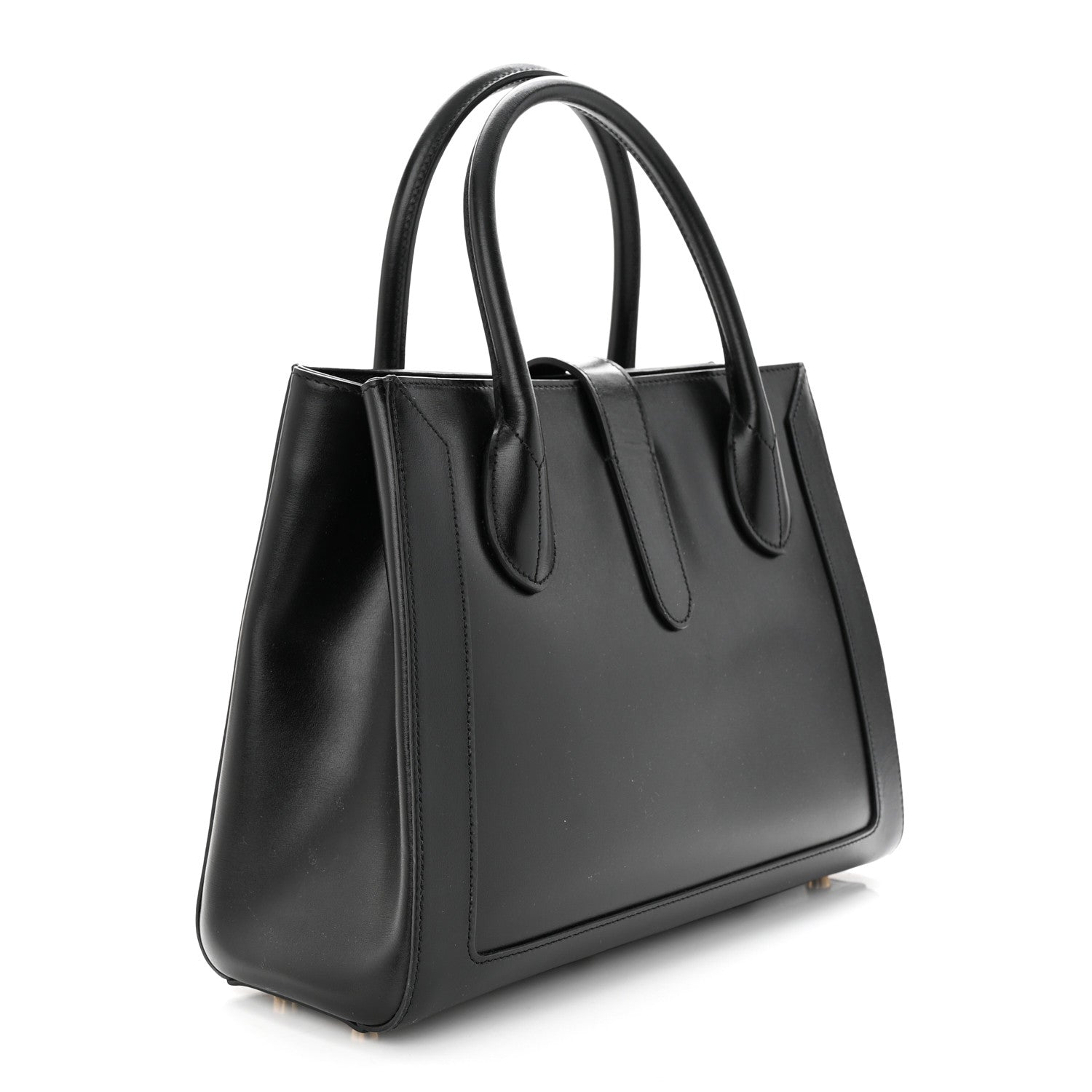 Gucci Boarded Plutone Calfskin Medium Jackie 1961 Tote Black 3 of 11