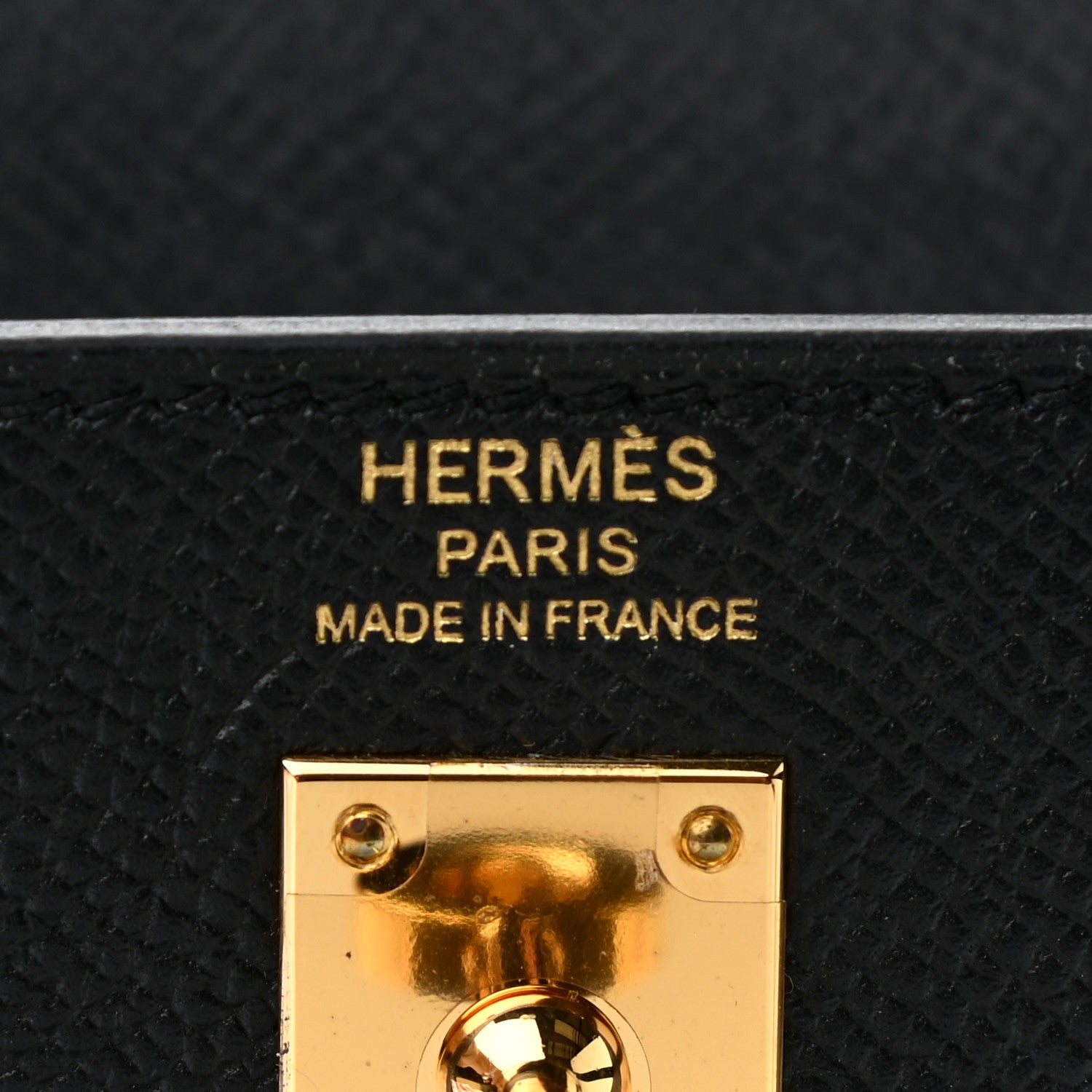 Hermes Epsom Kelly Sellier 25 Black 19 of 36