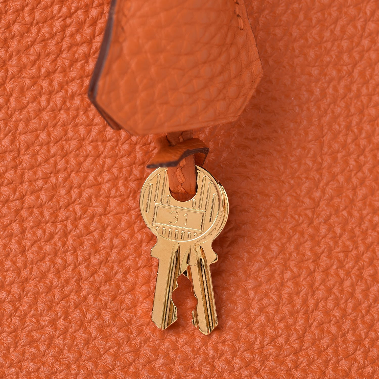 Hermes Togo Birkin 35 Orange 33 of 37