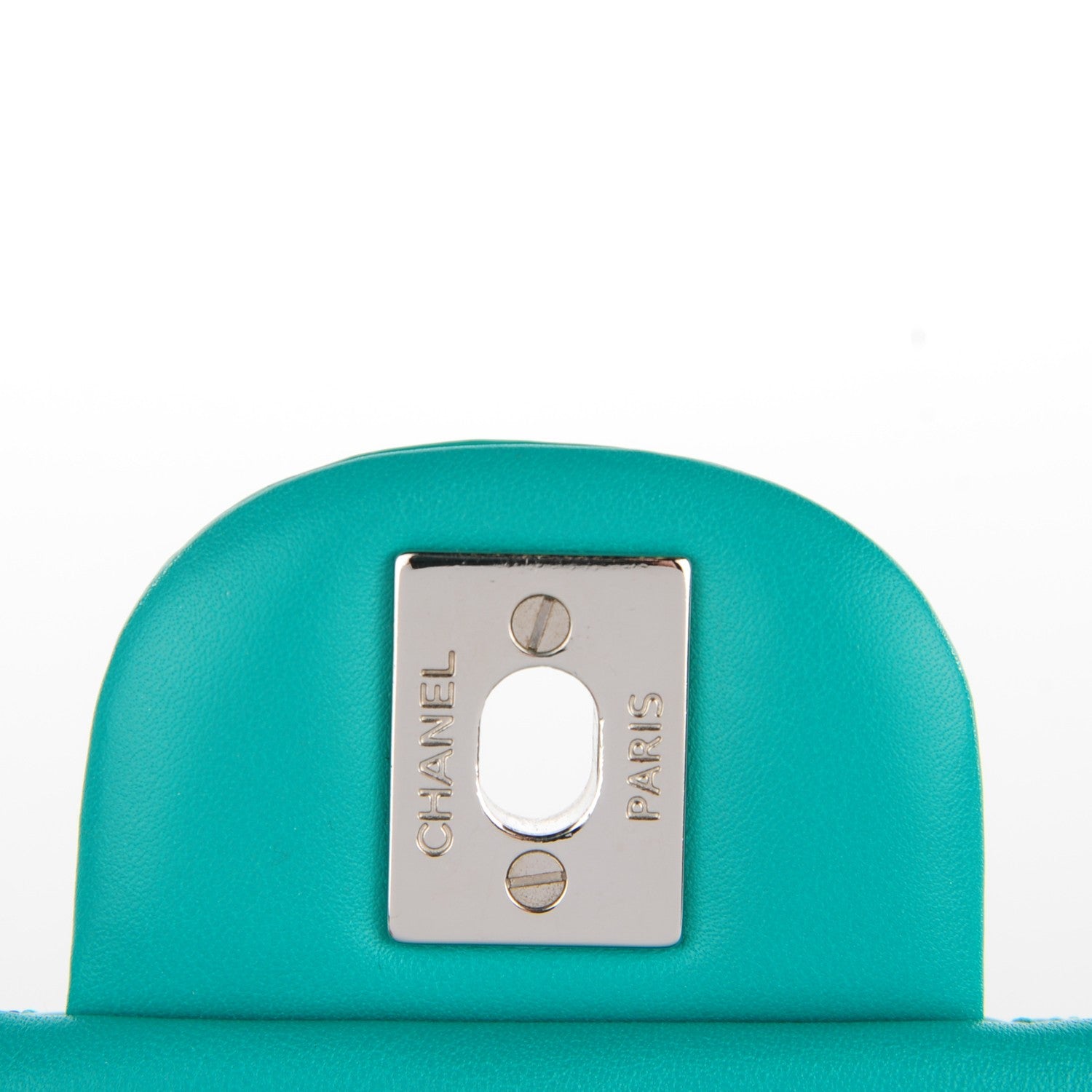 Chanel Patent Calfskin Quilted Mini Rectangular Flap Green 12 of 12