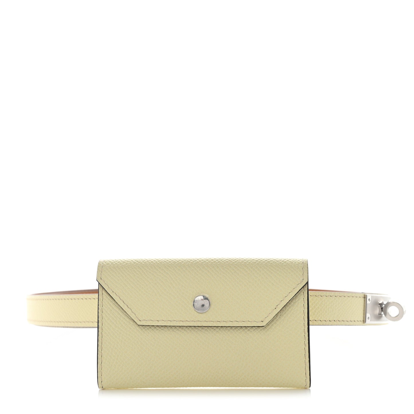Epsom Kelly Pocket Belt Jaune Milton