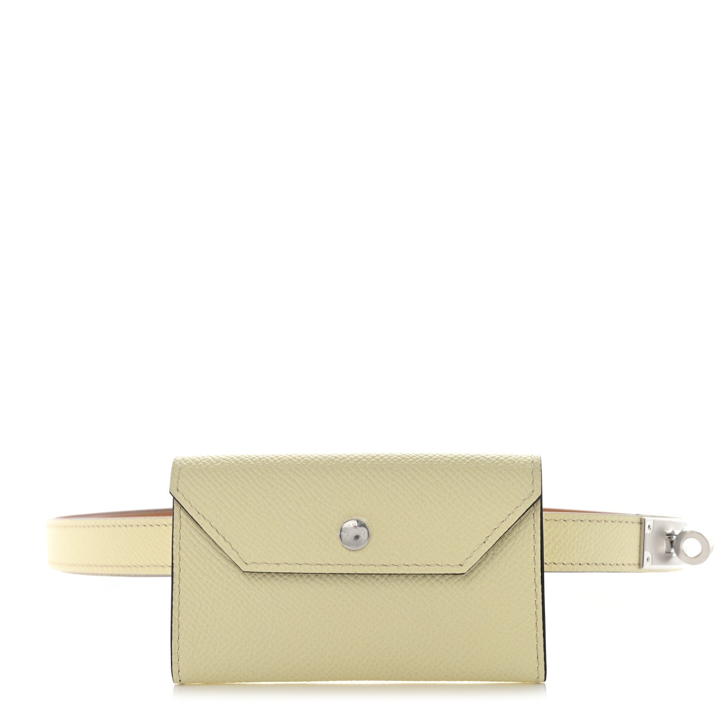 Hermes Epsom Kelly Pocket Belt Jaune Milton 2 of 6