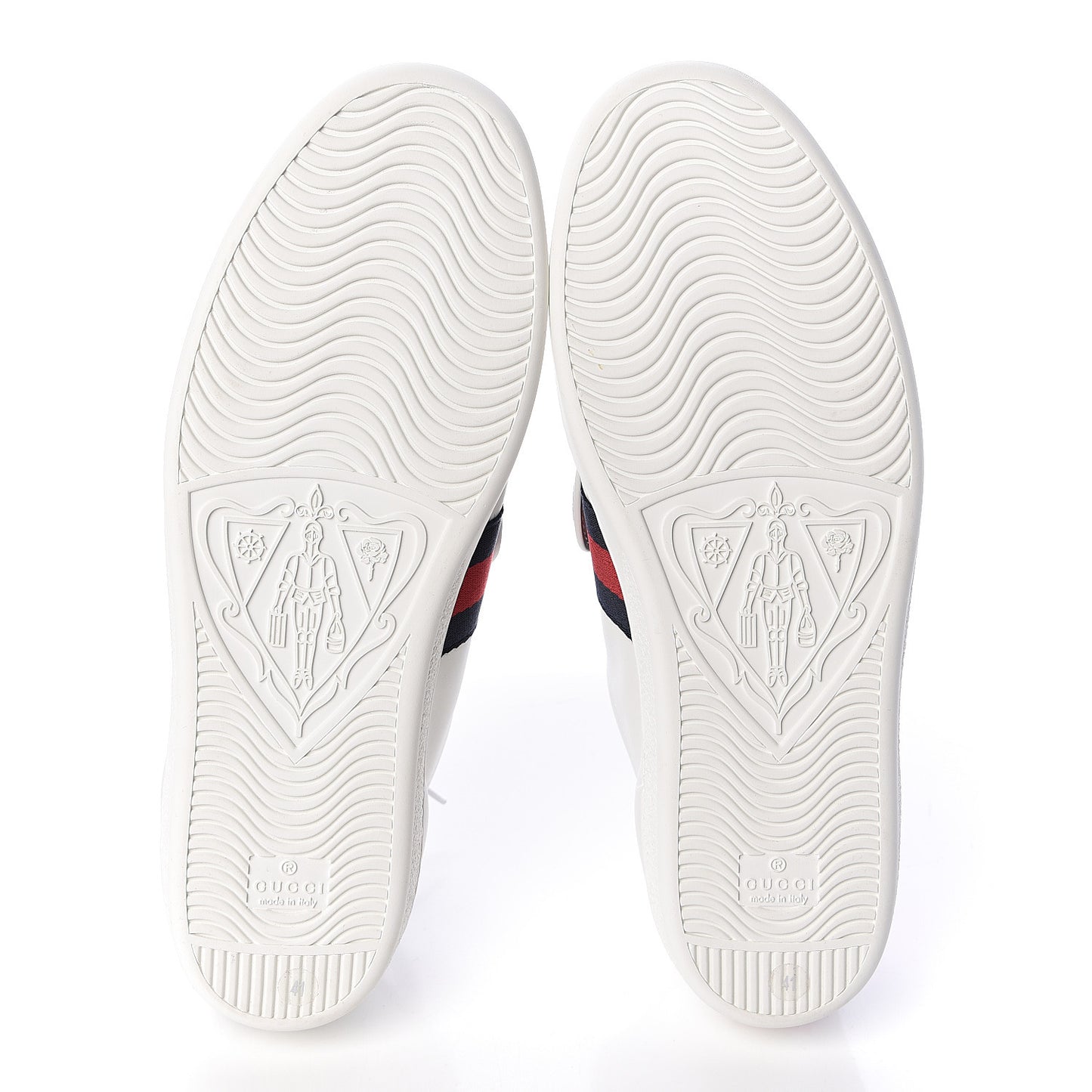 Calfskin Ayers Web Blind for Love Embroidered Womens Ace Sneakers 41 White