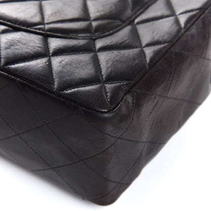 Chanel Lambskin Quilted Jumbo Single Flap Black 14 of 26