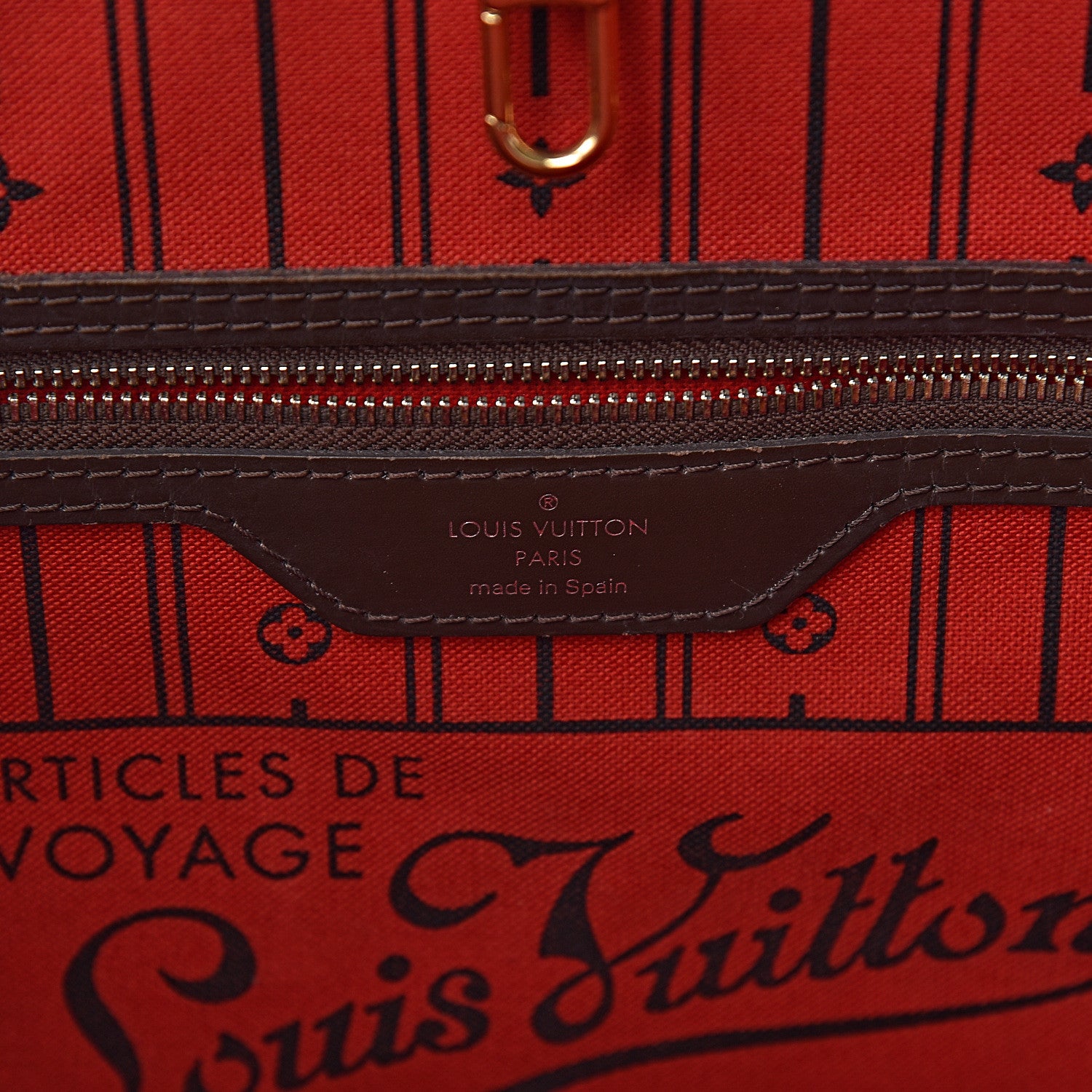 Louis Vuitton Damier Ebene Neverfull MM 6 of 14