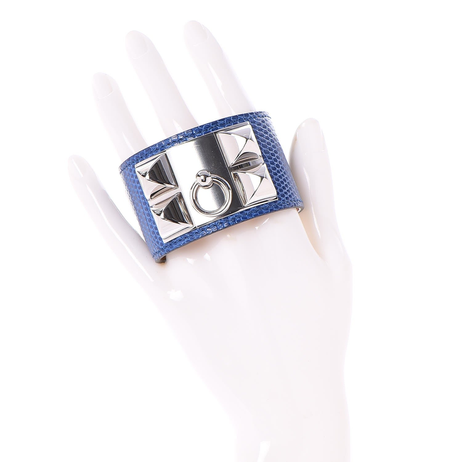 Hermes Lizard Collier De Chien CDC Bracelet T3 Mykonos 2 of 7
