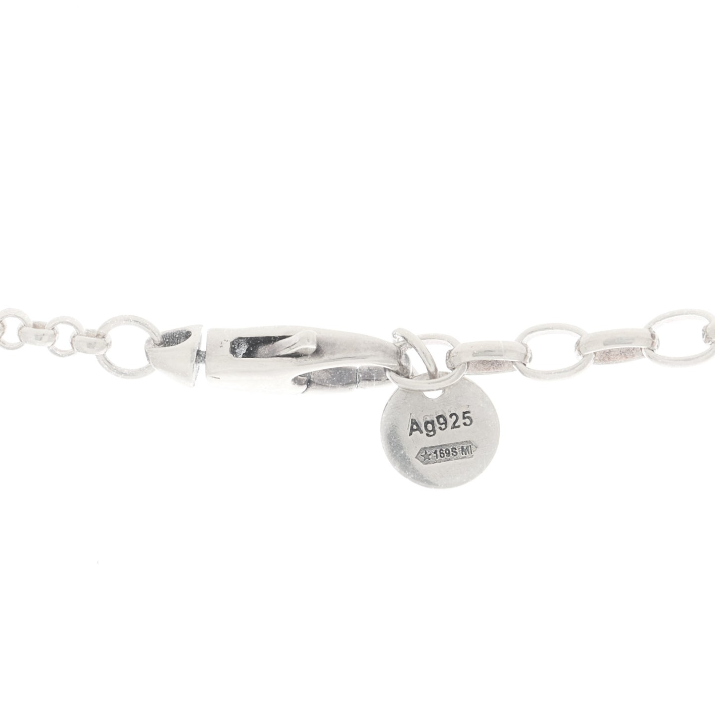 Sterling Silver Blind for Love Heart Pendant Necklace