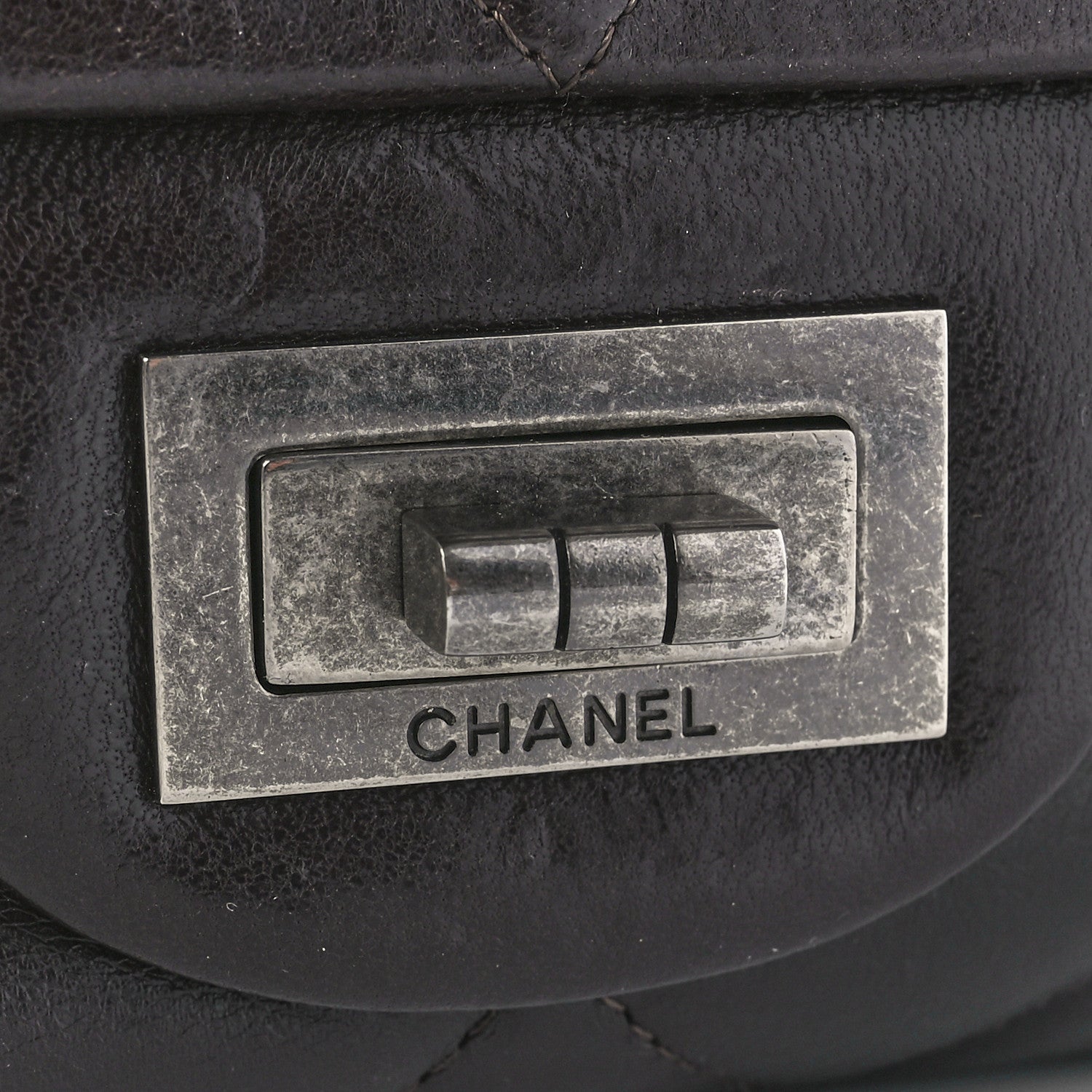Chanel Washed Lambskin Quilted Jumbo Hybrid Reissue Flap Dark Brown 8 of 12