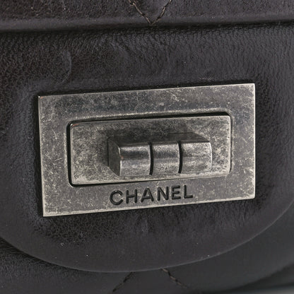 Chanel Washed Lambskin Quilted Jumbo Hybrid Reissue Flap Dark Brown 8 of 12